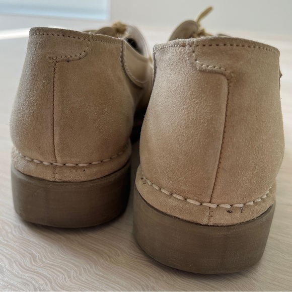 BREVITT BOUNCERS Vintage Tan Suede Shoes Tassle Tie Made in England Countrycore - Picture 6 of 14